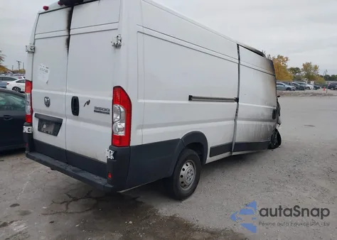 2023 Ram Promaster 3500 Cargo Van High Roof 159 Wb Ext из США, поврежденный, VIN 3C6MRVJG3PE539771